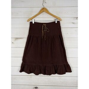 Xhilaration Skirt Size 5 Corduroy Milkmaid Cottagecore Prairie Earthy Hippy Y2K